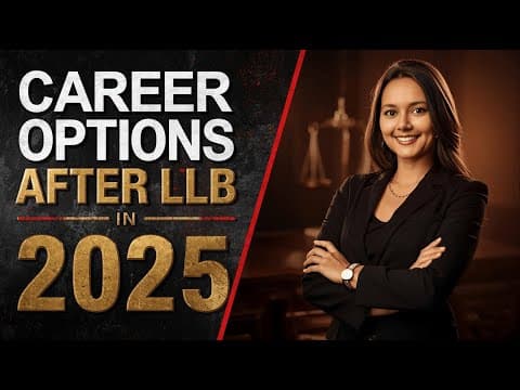 Career Options After LLB in 2026 🔥 | Best Jobs & Courses After Law Degree Explained Clearly - Free Demo Class for Law Coaching